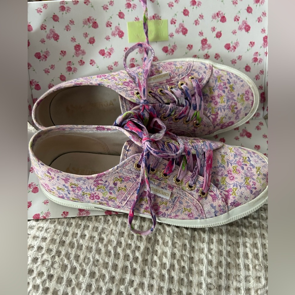 Loveshack fancy x super ga sneakers size 8.5